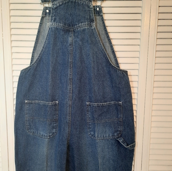 RARE vtg Disney 100% cotton denim bib overalls sz LG *U - Picture 11 of 11